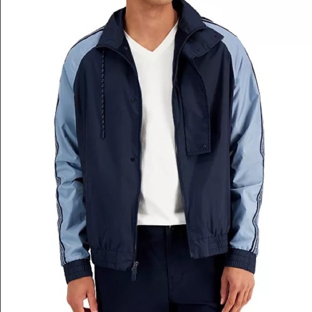MICHAEL KORS Men's Colorblocked Track Jacket XL - Picture 3 of 8